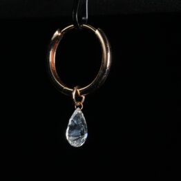 Orecchini a goccia traforati - oro rosa (1)