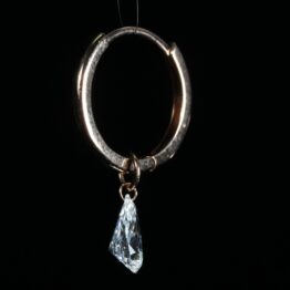 Orecchini a goccia traforati - oro rosa